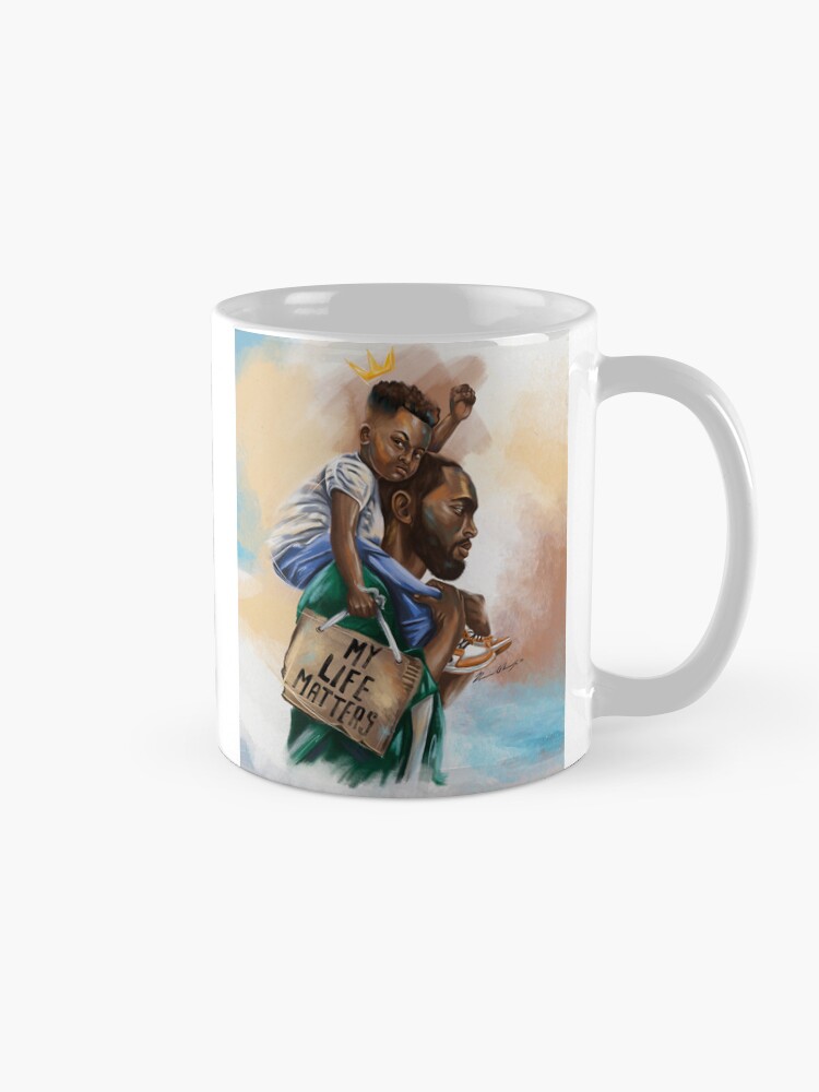 Thumbnail 5 of 6, Coffee Mug, My life Matters designed and sold by Donnierogersart.