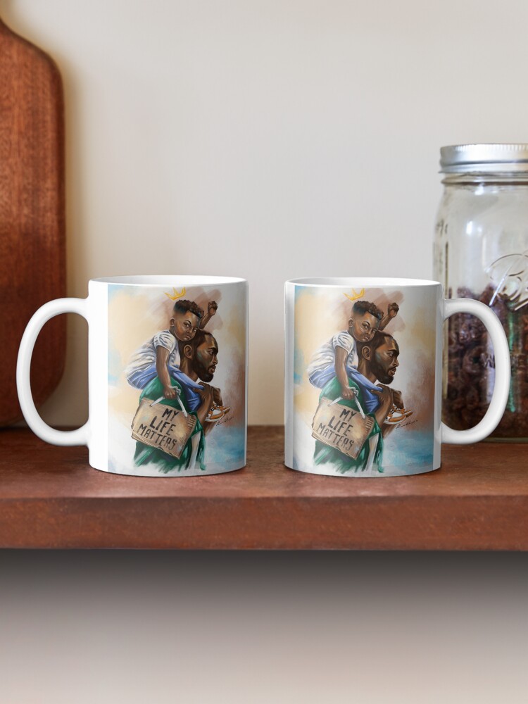 Thumbnail 2 of 6, Coffee Mug, My life Matters designed and sold by Donnierogersart.