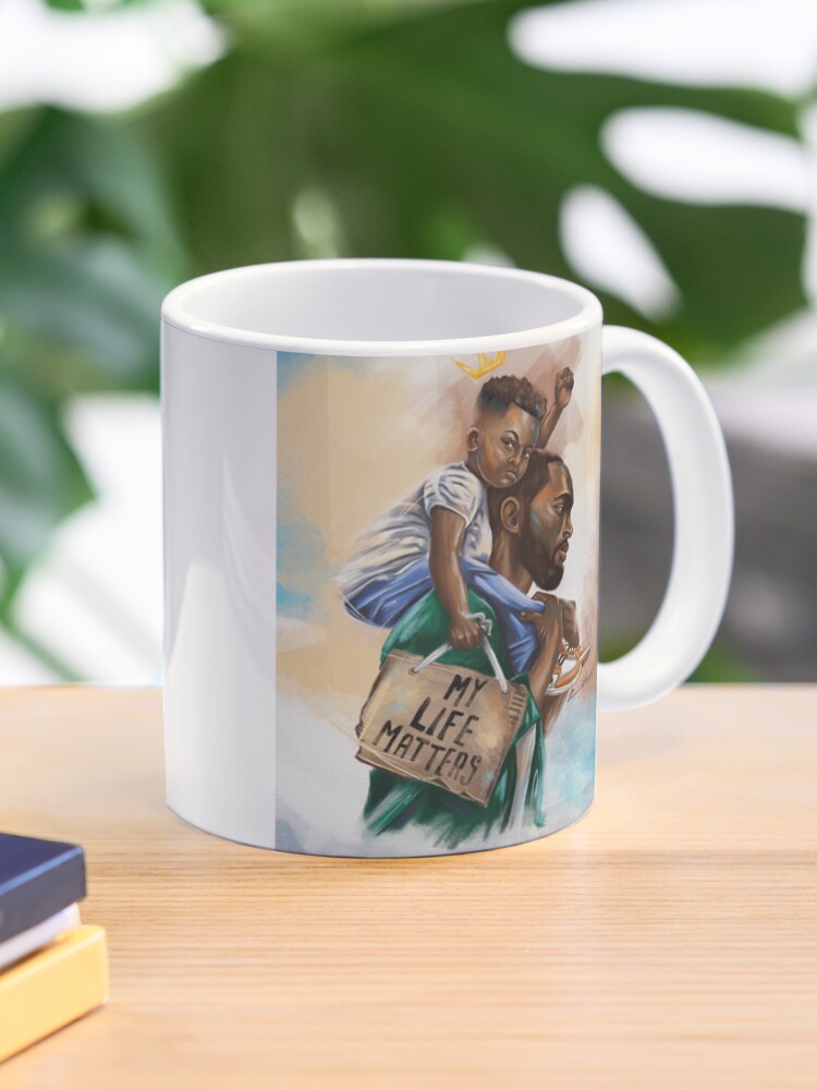 Thumbnail 1 of 6, Coffee Mug, My life Matters designed and sold by Donnierogersart.