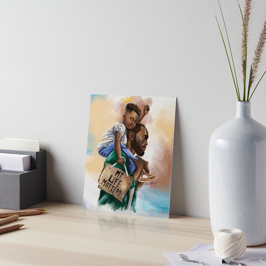 Item preview, Art Board Print designed and sold by Donnierogersart.