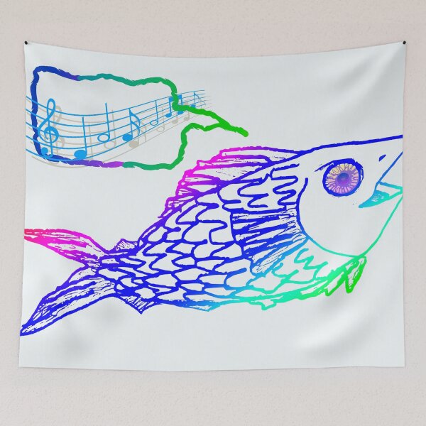Item preview, Yodelling Fish designed and sold by South Bay Storyteller .