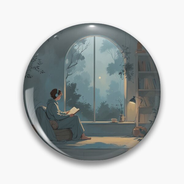 Item preview, Peaceful Reading – Calm Design for Book Lovers designed and sold by LaserKey.