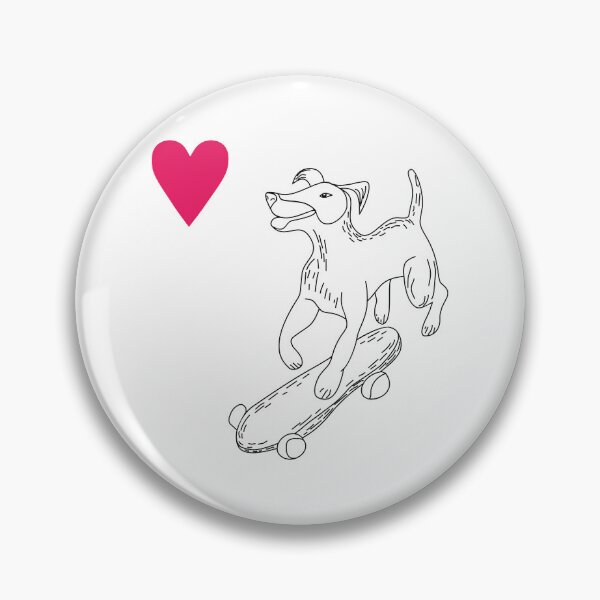 Item preview, A quirky design of a fox terrier dog confidently riding a skateboard designed and sold by olenapetol.
