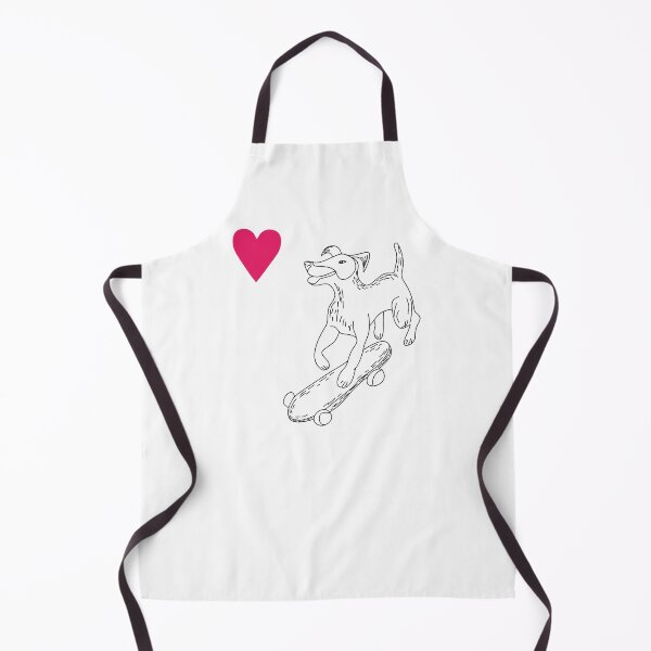 Item preview, A quirky design of a fox terrier dog confidently riding a skateboard designed and sold by olenapetol.