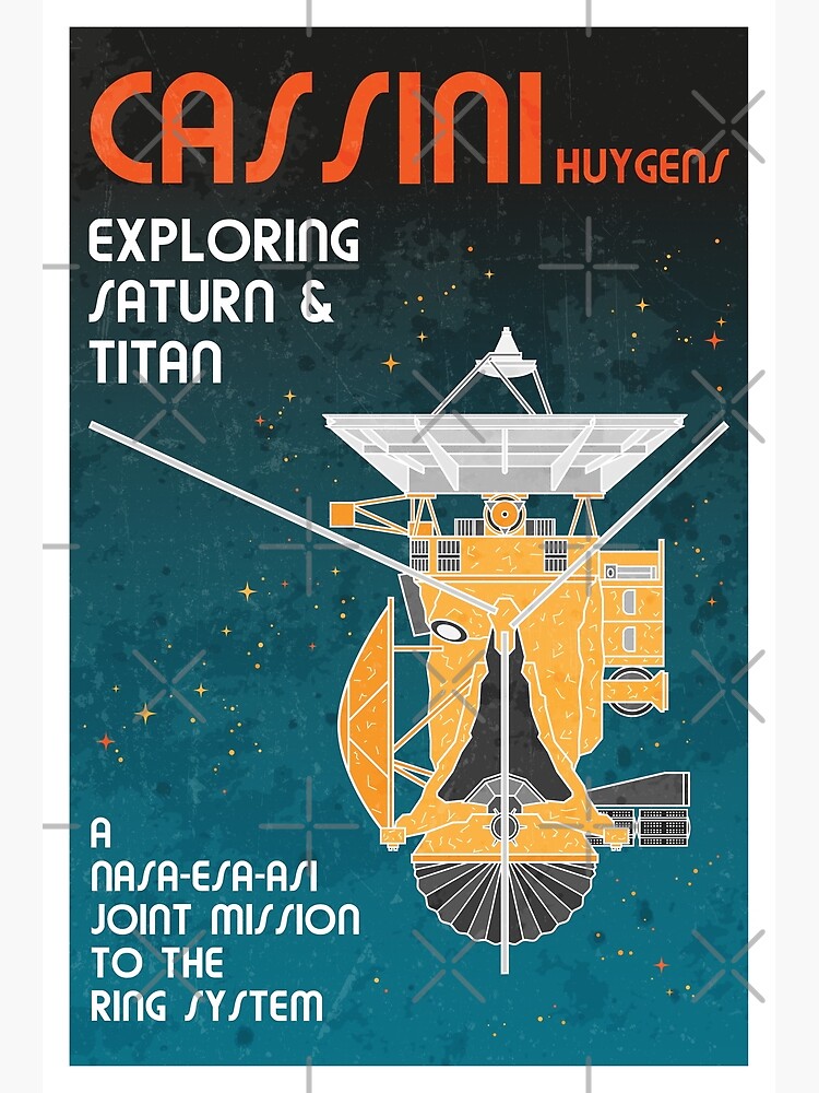 Cassini-Huygens. Exploring Saturn & Titan. Retro (English)