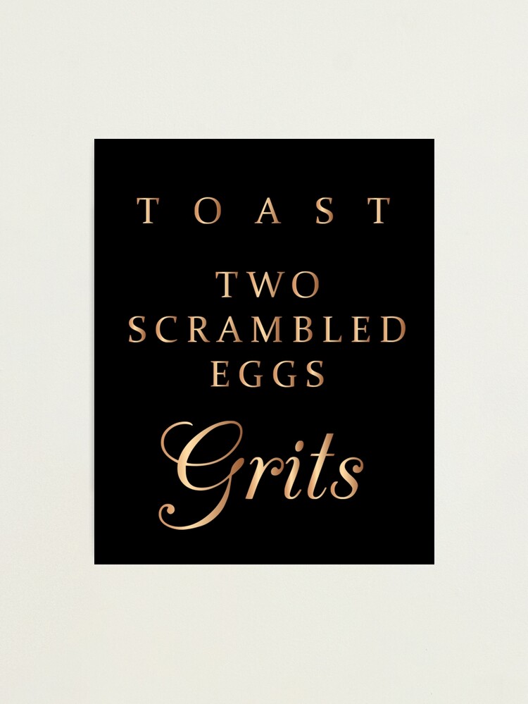 Thumbnail 1 of 3, Photographic Print, JS Breakfast designed and sold by Donnierogersart.