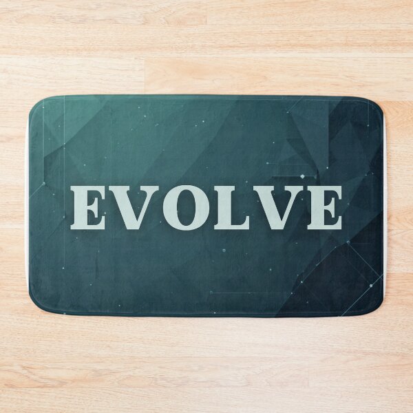 Item preview, Minimalist Evolve | Growth Mindset Word | Professional Development Wall Art designed and sold by TextMuse.
