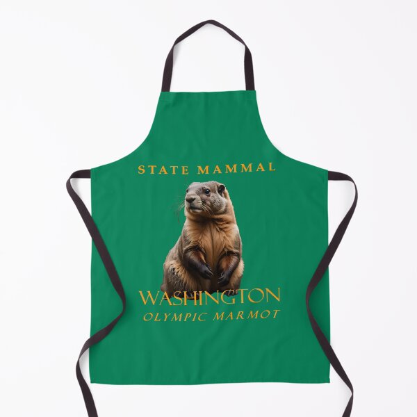 Item preview, Washington Territory Mammal The Olympic Marmot designed and sold by taiche.