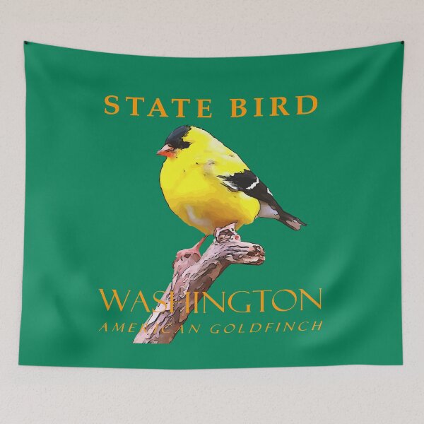 Item preview, Washington Territory Bird The American Goldfinch designed and sold by taiche.