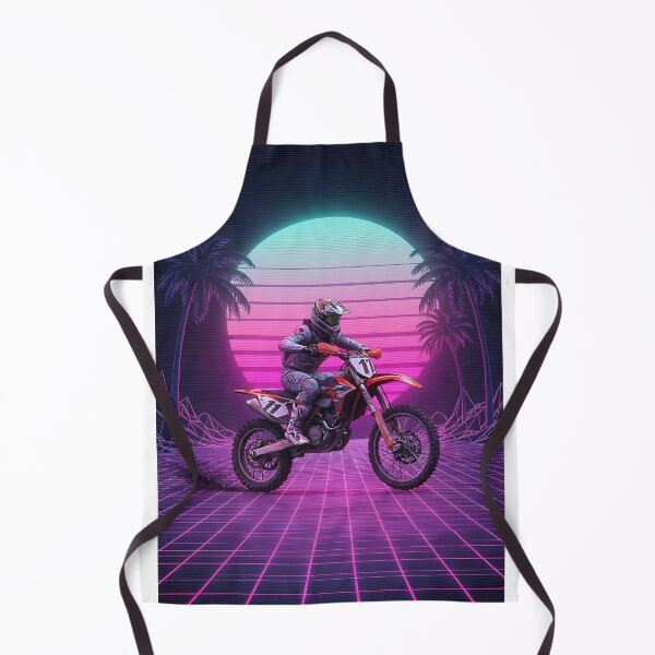 Item preview, Vaporwave Rider: Sunset Moto designed and sold by KoolArtDistrict.