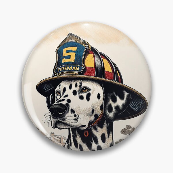 Item preview, Firehouse Dalmatian – Ukiyo-e Inspired Protector Dog Print designed and sold by TidalEchoes.