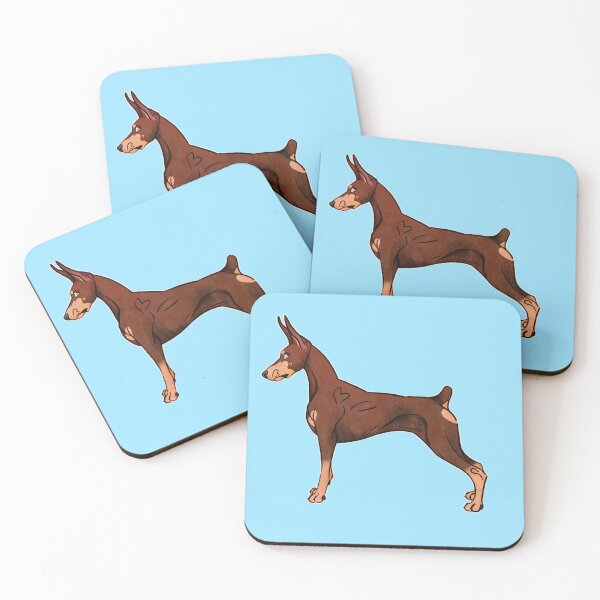 Item preview, Red Doberman (Crop + Dock) designed and sold by Sparklepupfaeri.