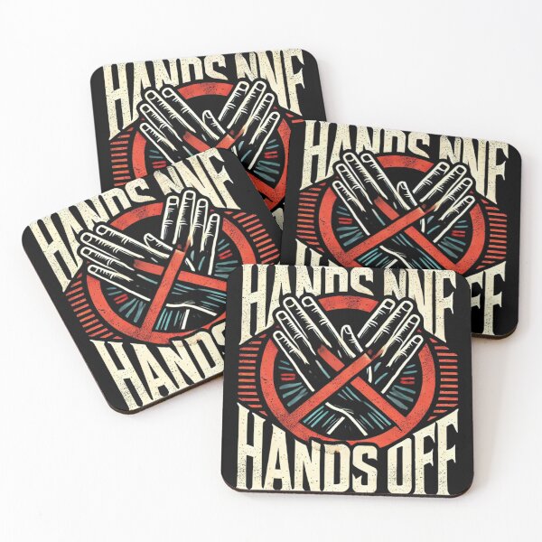 Item preview, Bold and Serious Hands Off Warning Design designed and sold by BogskyShop.