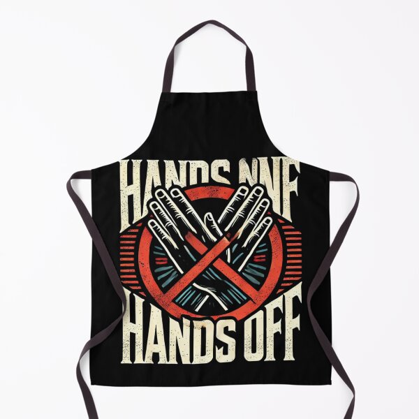 Item preview, Bold and Serious Hands Off Warning Design designed and sold by BogskyShop.