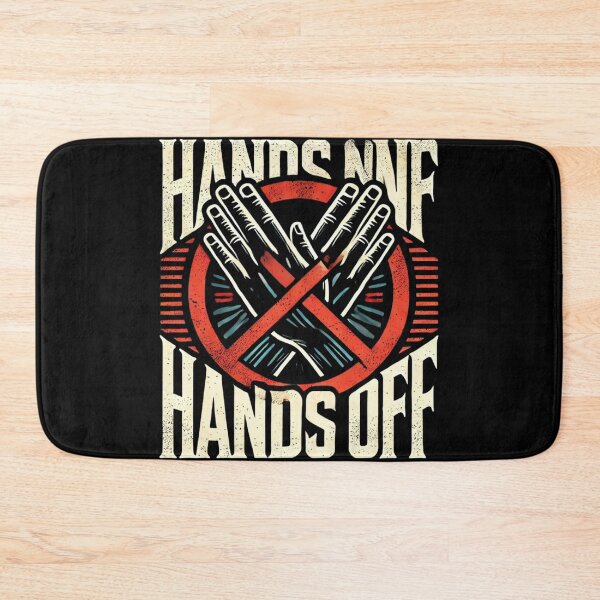 Item preview, Bold and Serious Hands Off Warning Design designed and sold by BogskyShop.