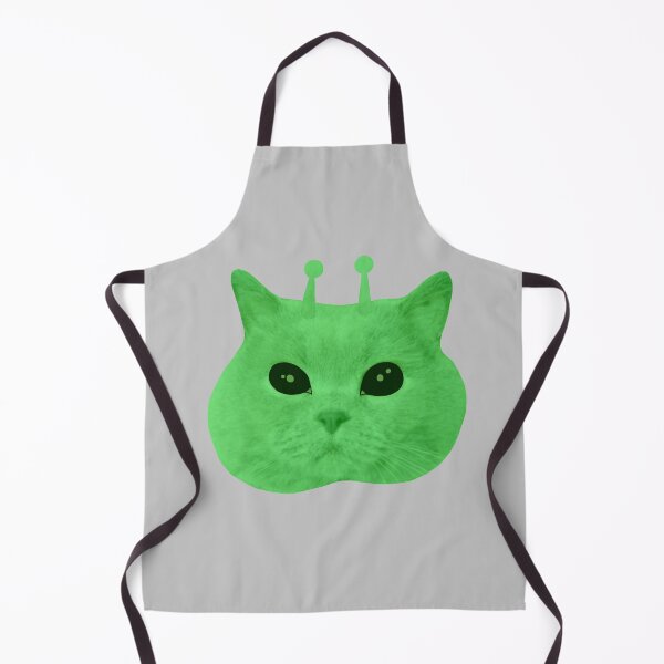 Item preview, Green alien kitty cat designed and sold by theniamhmachine.