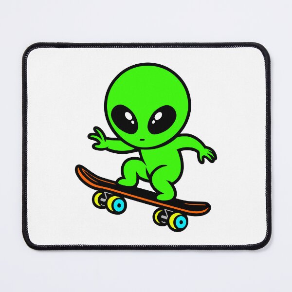 Item preview, Cute Alien Skater designed and sold by roswellboutique.