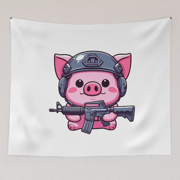 Item preview, Tactical Piglet designed and sold by RAWLIFEGRAPHIC.