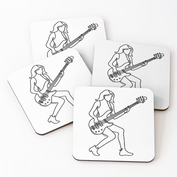Item preview, Woman playing the bass designed and sold by Nitta Studio.