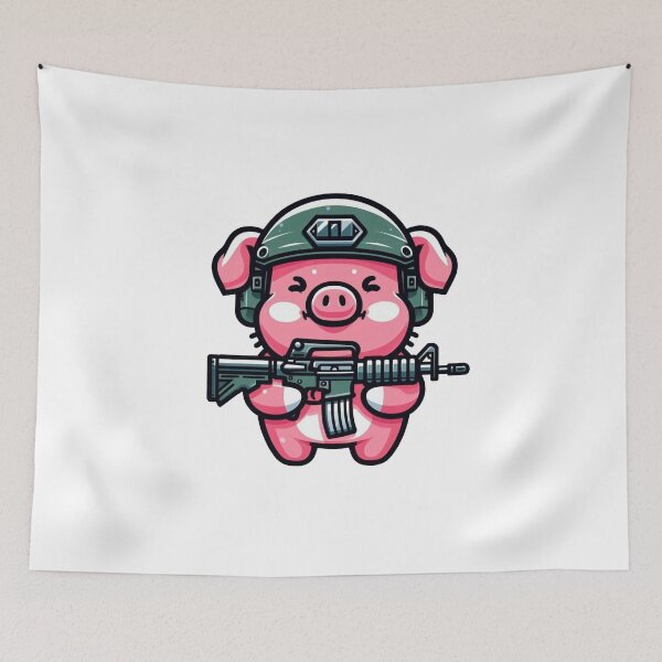 Item preview, Tactical Piglet designed and sold by RAWLIFEGRAPHIC.