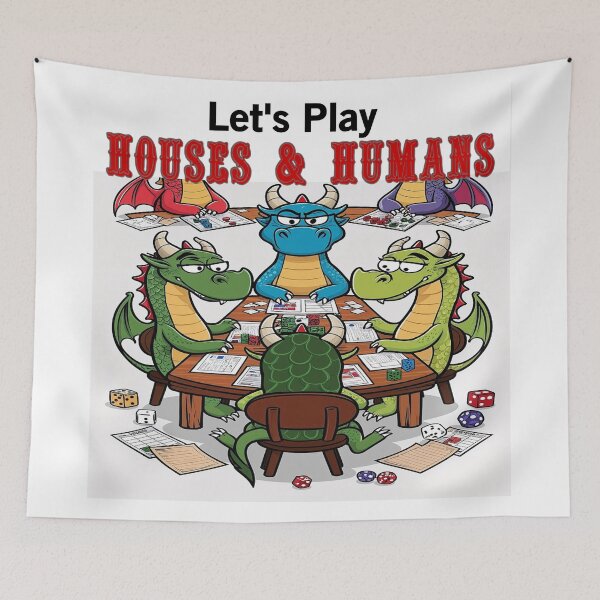 Item preview, Let's Play Houses And Humans designed and sold by Surreallytee.