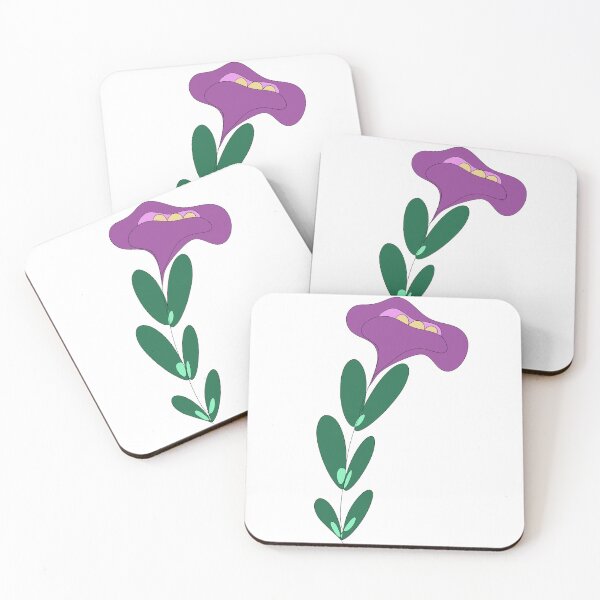 Item preview, Monoline purple flower designed and sold by Kallmekuhh.