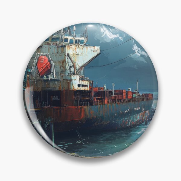 Item preview, Rust Empire – Abandoned Shipyard Art designed and sold by AchaRat.