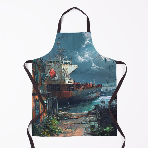 Item preview, Rust Empire – Abandoned Shipyard Art designed and sold by AchaRat.