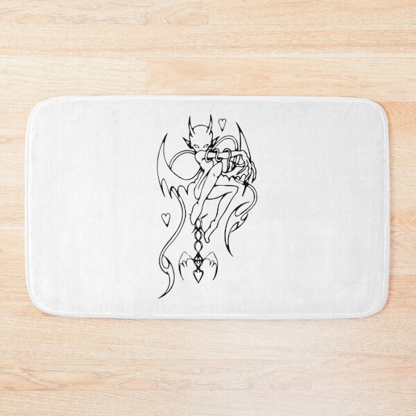 Item preview, Black Goth Emo Devil Girl Graphic Tribal designed and sold by Dem0r.