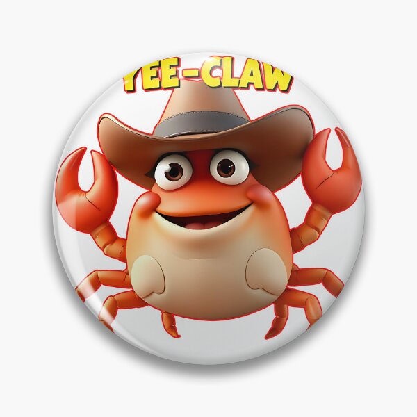 Item preview, Yee Claw Happy Crab T-shit, poster designed and sold by KreativKulture.