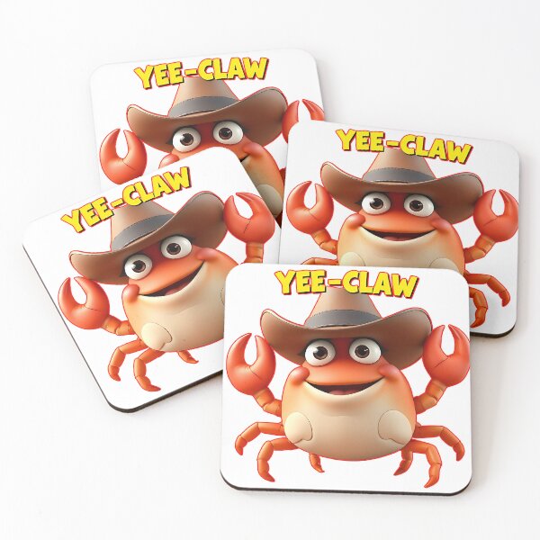 Item preview, Yee Claw Happy Crab T-shit, poster designed and sold by KreativKulture.