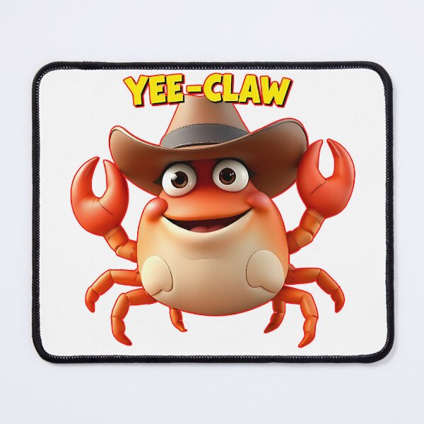Item preview, Yee Claw Happy Crab T-shit, poster designed and sold by KreativKulture.