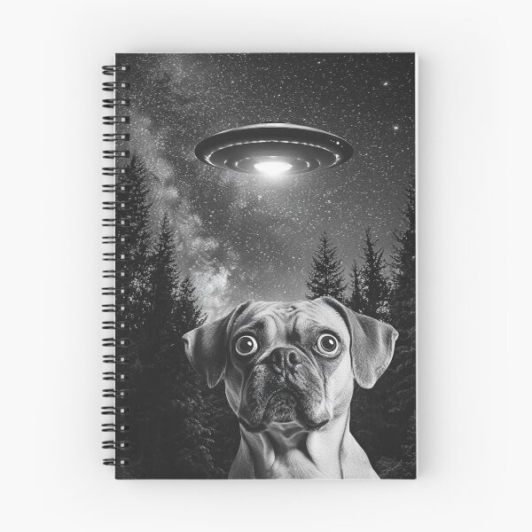 Item preview, Funny Boxer UFO selfie designed and sold by CompassandCrate.