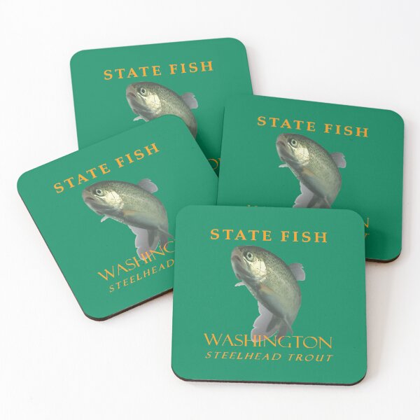 Item preview, Washington Territory Fish The Steelhead Trout designed and sold by taiche.