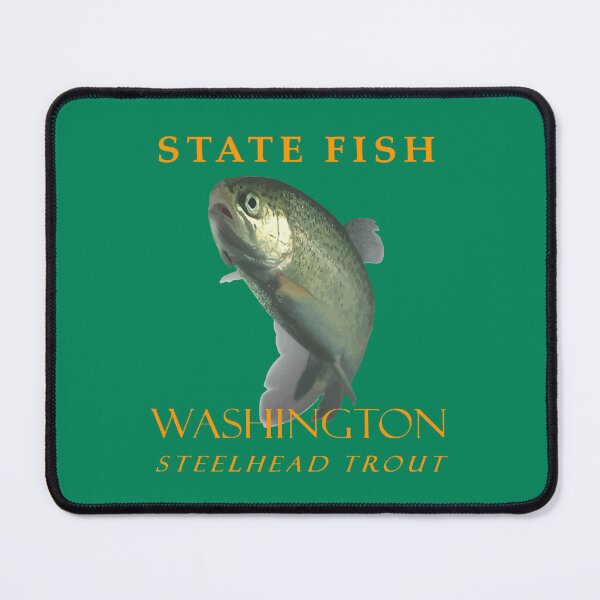 Item preview, Washington Territory Fish The Steelhead Trout designed and sold by taiche.