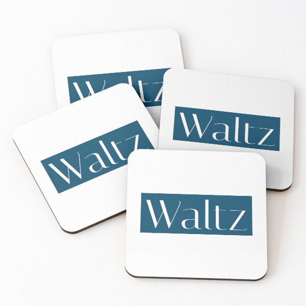 Item preview, Waltz Cape Cod Blue with White Type designed and sold by Peace4Patti.
