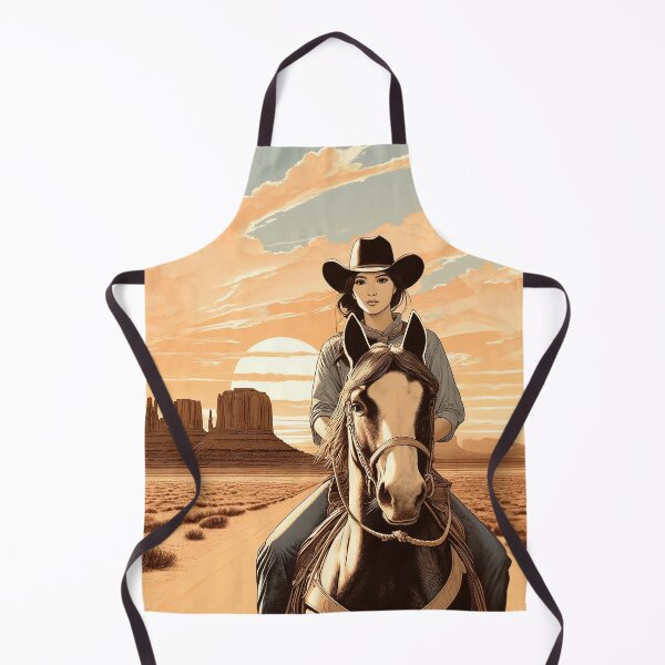 Aperçu de l'œuvre Réflexions de cow-girl – Esthétique western de Monument Valley créée et vendue par TidalEchoes.