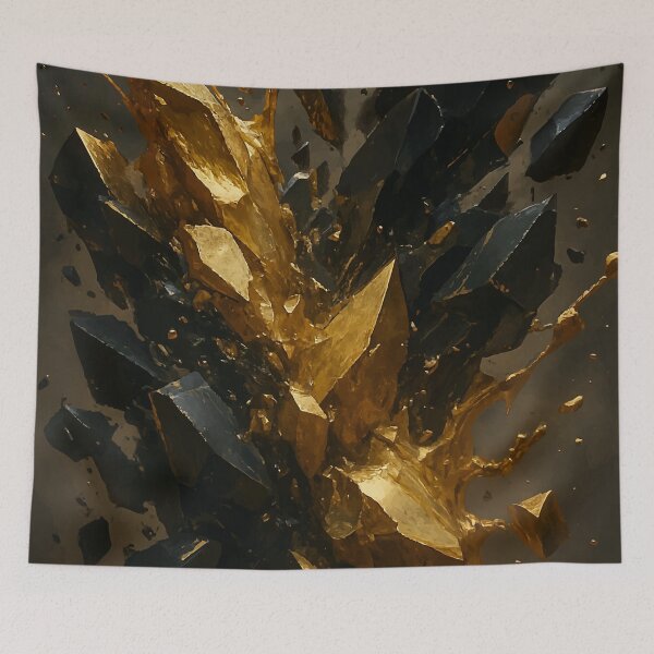 Item preview, Clash of Gold & Shadow designed and sold by AbstractAnom.