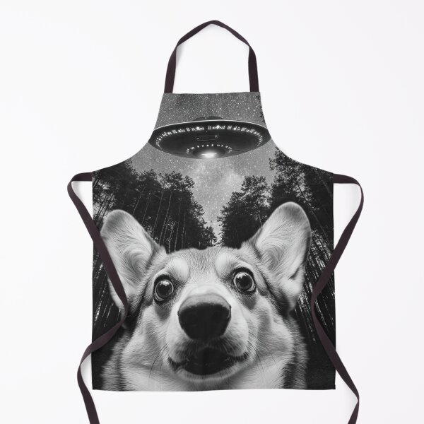 Item preview, Funny Corgi UFO selfie designed and sold by CompassandCrate.