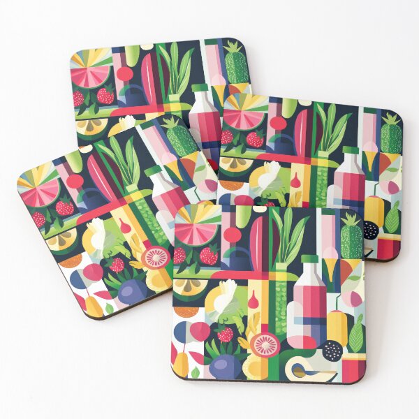 Item preview, Geometric Organic Goodness – Modern Fruit & Veggie Art Tee designed and sold by AchaRat.