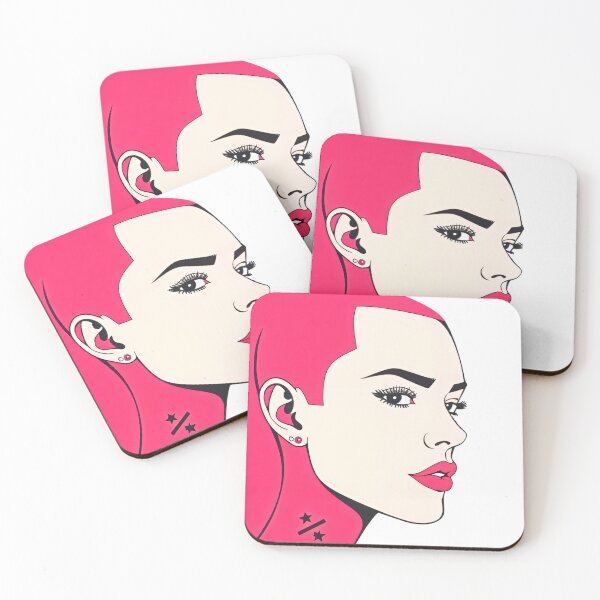 Item preview, Sandra - Neon Pink Gaze designed and sold by getgoart.