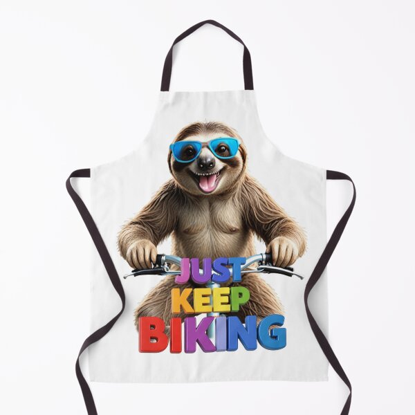 Item preview, Just Keep Biking - Chill Sloth on A Bicycle designed and sold by AleksKos.