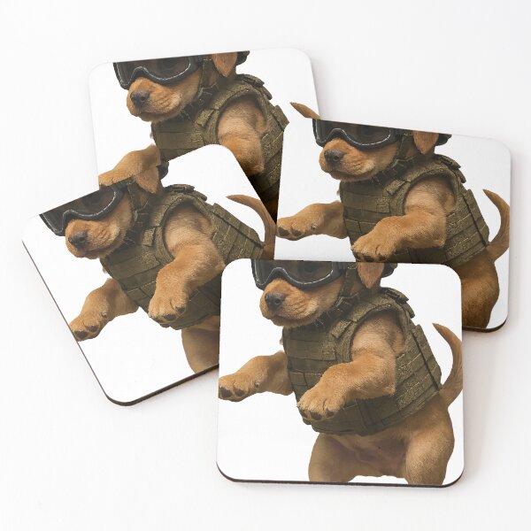 Item preview, Tactical Pup Activated designed and sold by AbstractAnom.