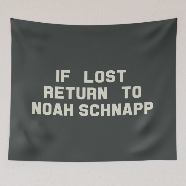Item preview, If Lost Return to Noah Schnapp Tee designed and sold by deluluhaze.