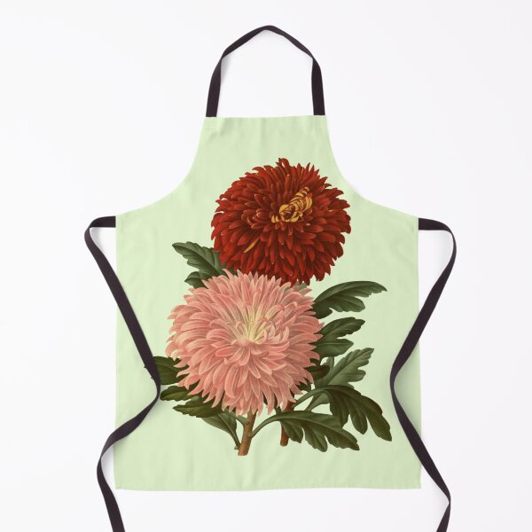 Artikelvorschau, Rote und rosa Chrysanthemenblüten entworfen und verkauft von IrisAndIvy.