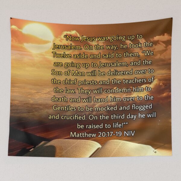 Item preview, Matthew 20:17-19 NIV - jctbv designed and sold by JCTRUTHERshop.