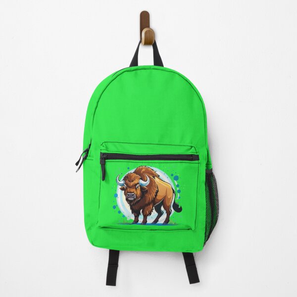 Item preview, Standing strong large horned american bison (Bison bison or bonasus) designed and sold by Danler.