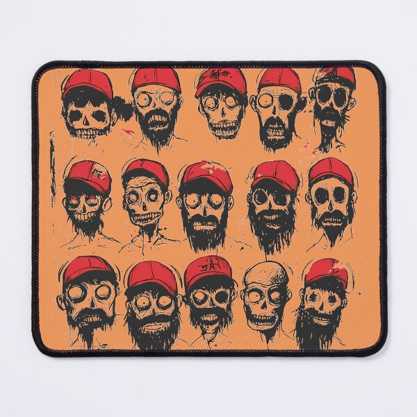 Item preview, Red cap faces designed and sold by Brendon987.