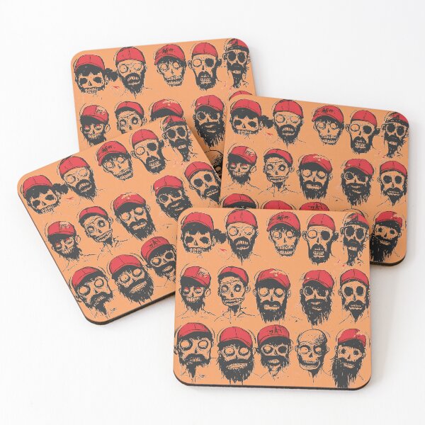 Item preview, Red cap faces designed and sold by Brendon987.