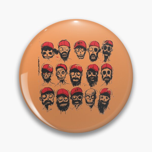 Item preview, Red cap faces designed and sold by Brendon987.